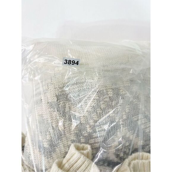 J. Jill Sweater Womens Medium Tall Ombre Fair Isle Mock Neck Pullover Multicolor - Picture 9 of 9